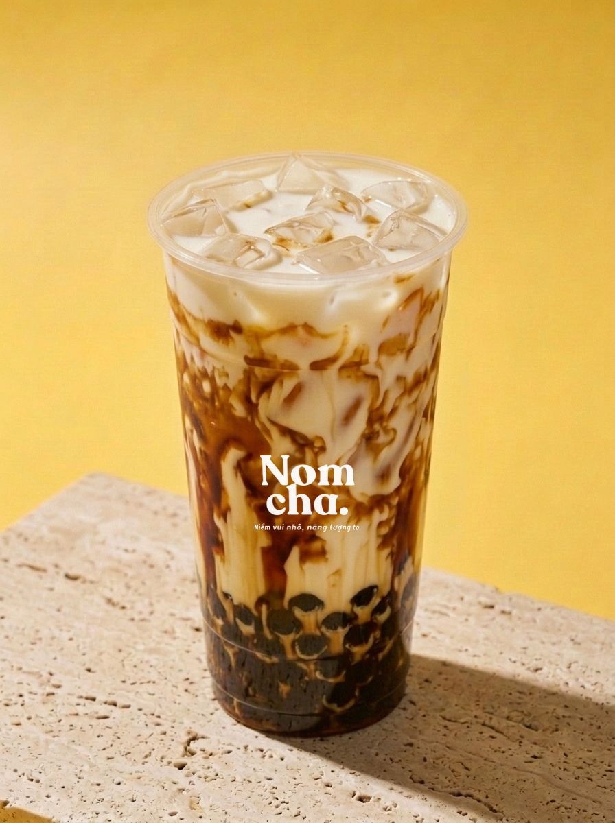 Ly Sữa Tươi Trân Châu Đường Đen (ảnh minh họa)